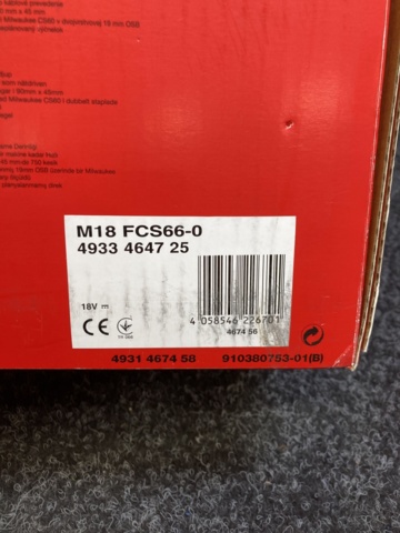 1044497-4 Circular saw Milwaukee M18 FCS66-0