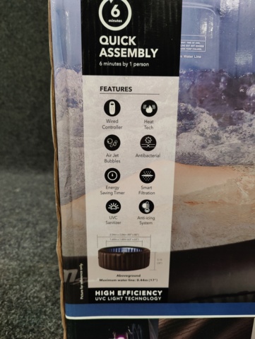 1044699-7 Inflatable Spa Bath Bergen C-BE061 Comfort