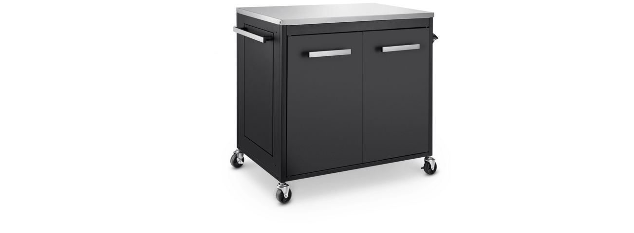 1044231-2 Side table Austin and Barbeque AABQ Trolley With Full Doors