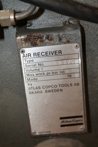 473353-8 Compressor Atlas Copco 7.5 Kw