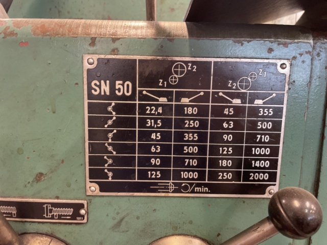 1042581-9 Support lathe TOS SN 50 C