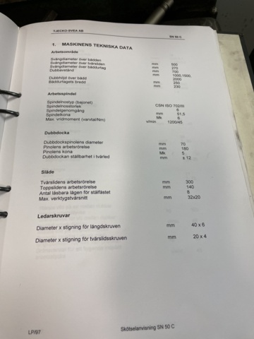 1042581-22 Support lathe TOS SN 50 C