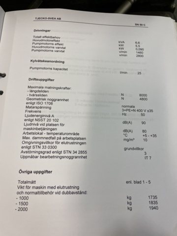 1042581-25 Support lathe TOS SN 50 C