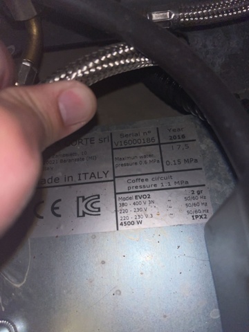 1013113-13 Espresso machine Dalla Corte Evo 2