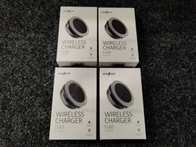 1045085-1 4 wireless chargers Minibatt Wireless Charger FS80