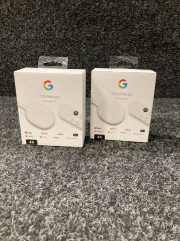 1045113-3 2 Google Chromecast Gen 4 Google TV - 4K