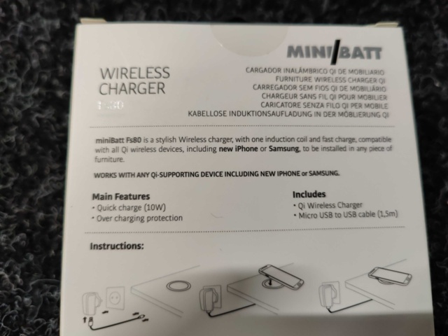 1045078-5 4 wireless chargers Minibatt Wireless Charger FS80