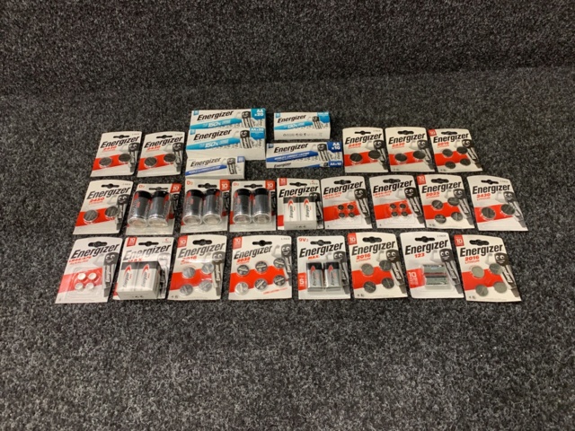Assortment of batteries from Energizer - PS Auction - We value the ...