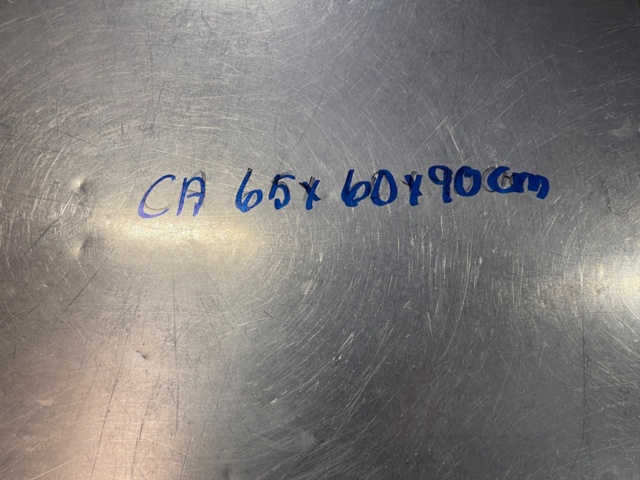 898044-2 Relief bench in stainless steel approx. 65x60x90 cm