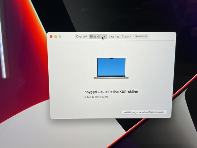 963387-5 MacBook Pro M1 16", 32GB / 1TB