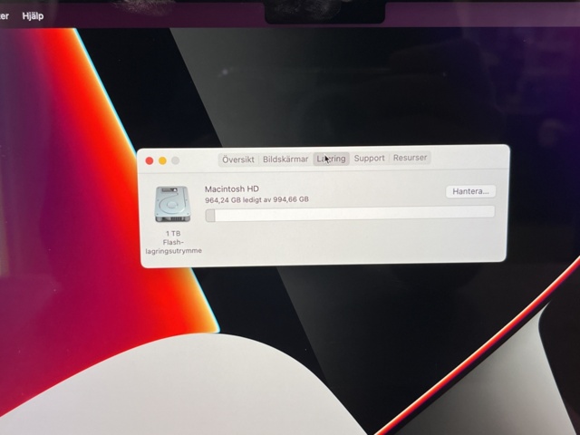 963387-6 MacBook Pro M1 16", 32GB / 1TB