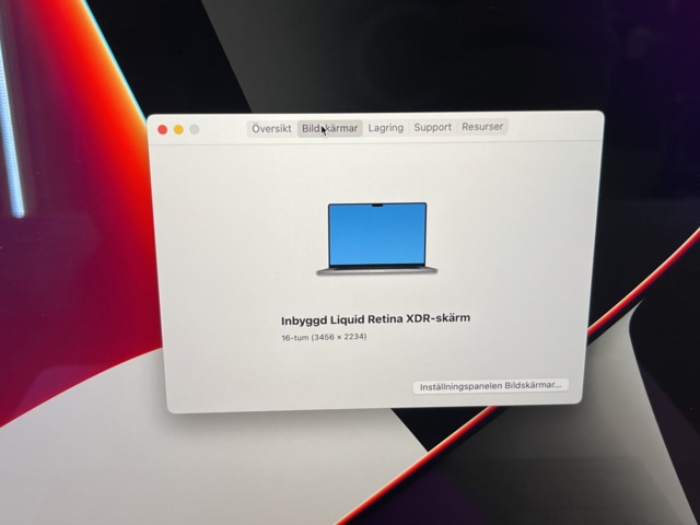 963394-6 MacBook Pro M1 16", 32GB / 1TB