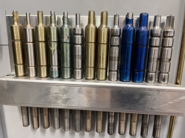 1002856-4 Amada Original tool cabinet with punches and pads