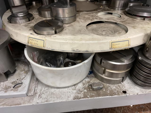 1002856-8 Amada Original tool cabinet with punches and pads