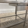 1045656-4 Stainless kitchen bench with sink