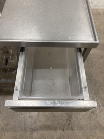 1045660-7 Stainless kitchen bench with sink