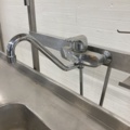 1045662-6 Stainless kitchen bench with sink