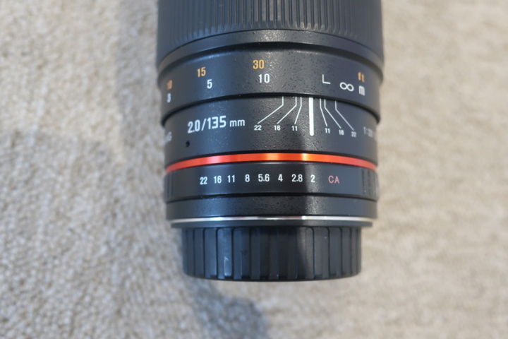 1030191-6 Camera lens Samyang MF 135/2.2 ED UMC
