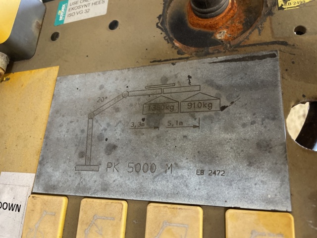 1042609-17 Palfinger kran PK 5000M, 2000