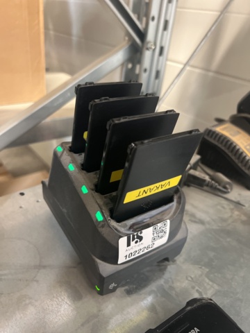 1022262-3 Zebra PDA, 5 pieces and charger