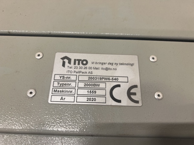 1022180-4 Inplastningsmaskin Nito 2000BW -2020