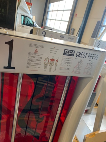 1020383-24 10 training machines for circuit training Teca Switching