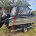1013117-7 Faster 525 SC Tohatsu 90hp 4-stroke 2021 only 10 hours, trailer
