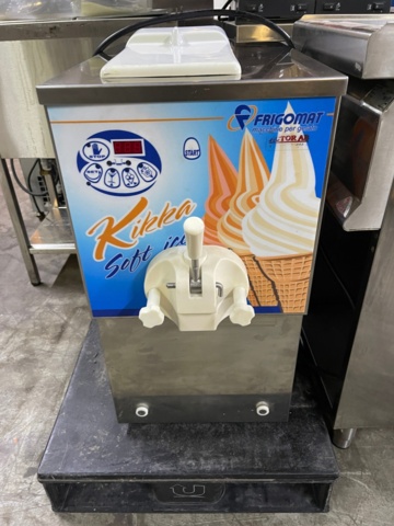 898092-1 Frigomat Kikka 1P single flavor soft ice cream machine with pump. Newly serviced, new gaskets.