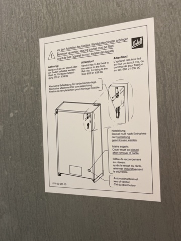 980585-11 Vending machine, Sielaff