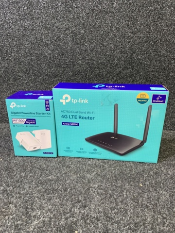 1047920-3 4G router TP-Link Archer MR200 & TP-Link TL-PA7017 KIT