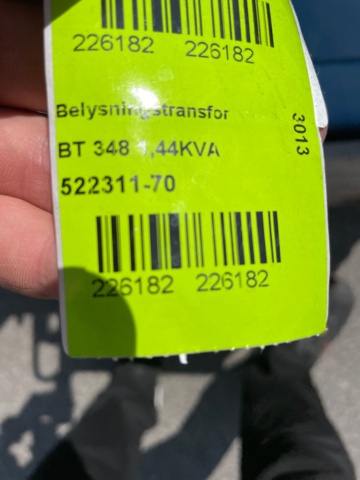 1053074-10 Lighting transformers BT 348, 12 pieces