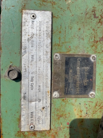 1053085-3 Welding Westinghouse Primary 380/500