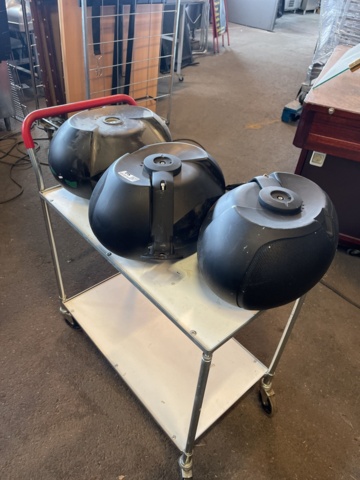 897375-1 3 Electro Voice Evid 6.2 speakers