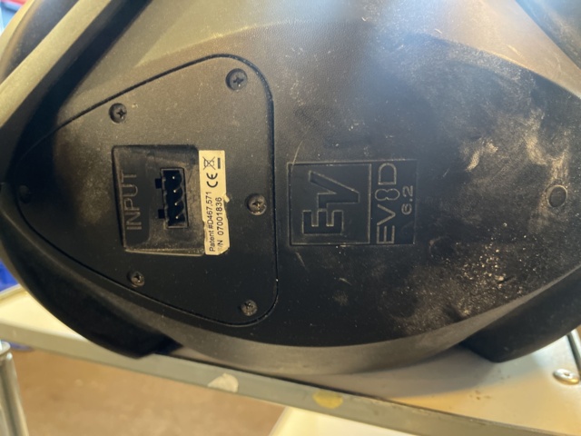 897375-5 3 Electro Voice Evid 6.2 speakers