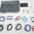 1053253-13 Blvckout herraccessoarer, 10 armband, t-shirt storlek M m.m. - frakt ingår