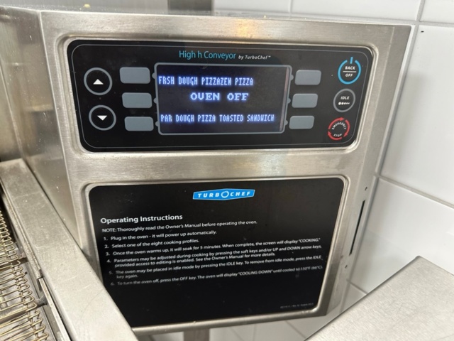 991703-2 Tunnelpizzaugn Turbochef HHC 2620 och stativ på hjul