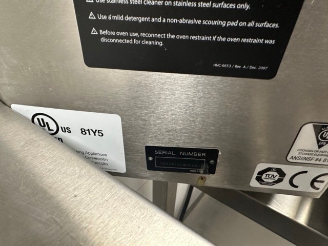 991703-7 Tunnelpizzaugn Turbochef HHC 2620 och stativ på hjul