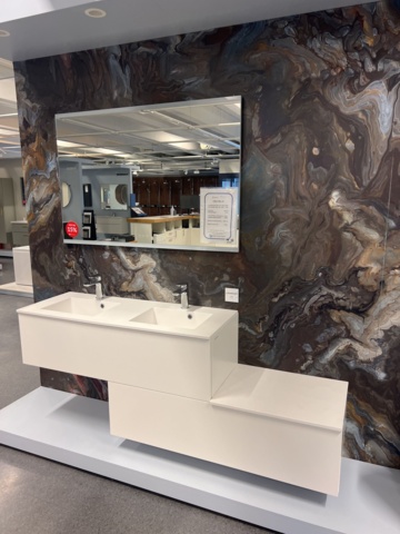 1023960-1 Bathroom commode Dansai Urban 180 and mirror