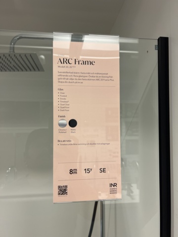 1023967-5 Shower ARC 20 frame