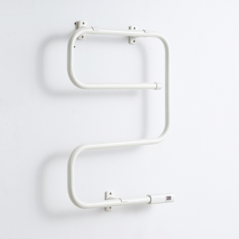 1053428-1 Stainless steel electric towel rail with ON/OFF button - SW1628/white- Shipping included