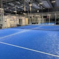 1013146-4 Padel court double, panorama, net & lighting