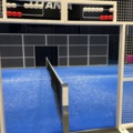 1013146-5 Padel court double, panorama, net & lighting