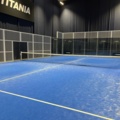1013146-9 Padel court double, panorama, net & lighting