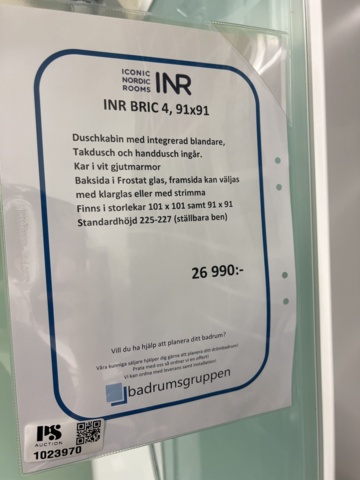 1023970-6 Shower cubicle INR Bric