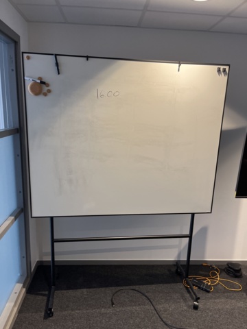 1013172-6 Conference room with Philips 55" TV, table & 16 chairs