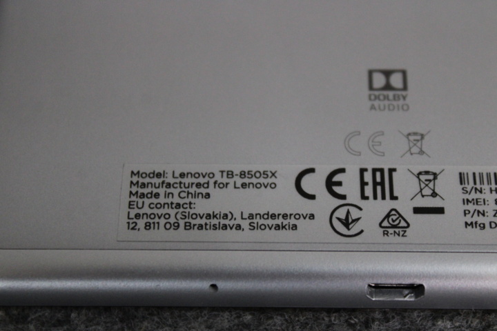 962906-11 Lenovo Tab M8 TB-8505X 4G 32GB