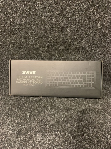 1054402-2 Wireless Gaming Keyboard Svive Triton RGB Low Profile (Black)