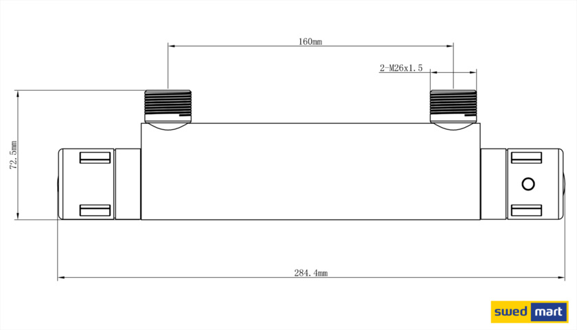 1054790-2 Desiree Shower mixer, 160 mm C/C - SW991 - Shipping included