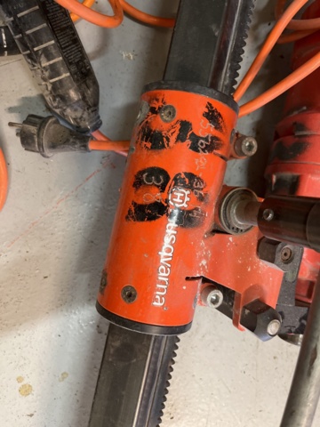 963601-3 Core drill with accessories, Weka &amp; Husqvarna