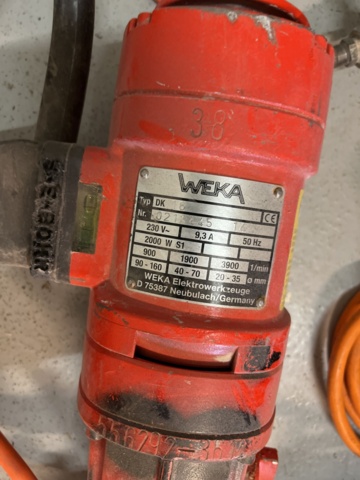 963601-6 Core drill with accessories, Weka &amp; Husqvarna